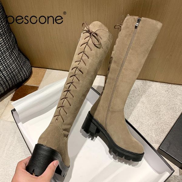 boots bescone concise woman's shoes style knee high round toe cow suede long ladies narrow band zipper thick bottom bo714, Black
boots bescone concise woman's shoes style knee high round toe cow suede long ladies narrow band zipper thick bottom bo714, Black