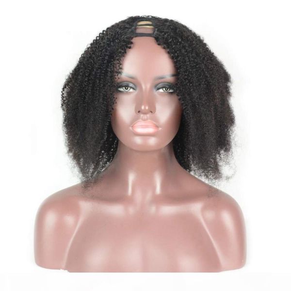 afro kinky curly human hair wig u part wigs unprocessed virgin mongolian remy human hair upart wig middle u openning 1"x4, Black;brown
afro kinky curly human hair wig u part wigs unprocessed virgin mongolian remy human hair upart wig middle u openning 1"x4, Black;brown