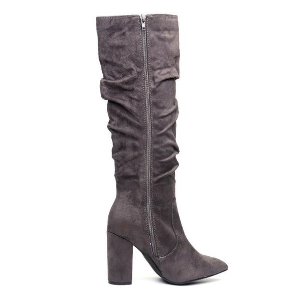 boots thigh boot women's european and american-style pointed toe high heels 9.5 cm chunky-heel fashion, Black
boots thigh boot women's european and american-style pointed toe high heels 9.5 cm chunky-heel fashion, Black
