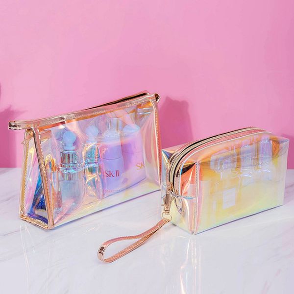 tote washing toiletry pouch bag cosmetic bags laser tpu women travel wash bags organizer transparent pvc makeup bag beauty case necessarie
tote washing toiletry pouch bag cosmetic bags laser tpu women travel wash bags organizer transparent pvc makeup bag beauty case necessarie