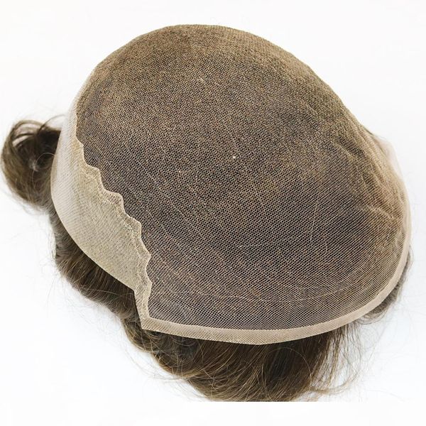 european virgin human hair toupee for men with 8x10 inch soft french lace cap with 2inch clearly pu in back, Black
european virgin human hair toupee for men with 8x10 inch soft french lace cap with 2inch clearly pu in back, Black