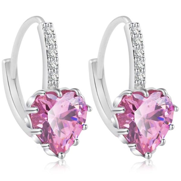 wholesale heart zircon hoop earrings cz engagement jewelry for women vintage earring, Golden;silver
wholesale heart zircon hoop earrings cz engagement jewelry for women vintage earring, Golden;silver