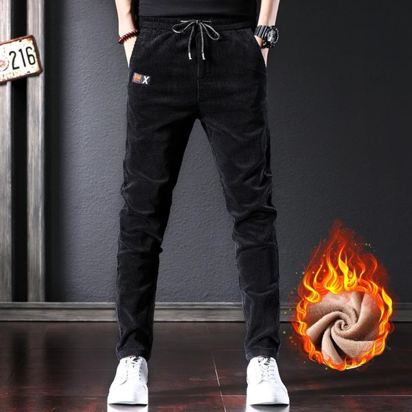 2021 new autumn newly designer fashion men jeans korean style elastic slim fit casual corduroy pencil pants winter velvet warm trousers basq, Blue
2021 new autumn newly designer fashion men jeans korean style elastic slim fit casual corduroy pencil pants winter velvet warm trousers basq, Blue