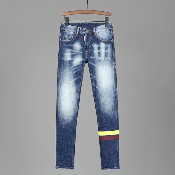 mens jeans motorcycle biker jeans rock skinny slim ripped hole stripe fashionable embroidery denim pants mens joggers jeans, Blue
mens jeans motorcycle biker jeans rock skinny slim ripped hole stripe fashionable embroidery denim pants mens joggers jeans, Blue
