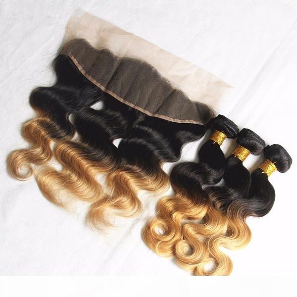 1b 4 27 color hair bundles brazilian virgin hair bundles 3pcs with lace frontal dark root honey blonde body wave hair with closure, Black;brown
1b 4 27 color hair bundles brazilian virgin hair bundles 3pcs with lace frontal dark root honey blonde body wave hair with closure, Black;brown