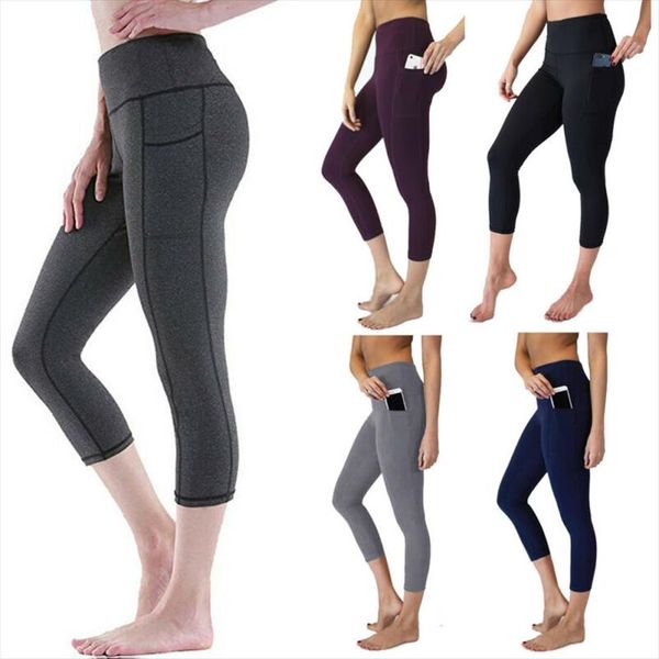 fitness women casual solid crop wide waistband cycling leggings spring autumn high wasit pocket workout leggins pants trousers, Black
fitness women casual solid crop wide waistband cycling leggings spring autumn high wasit pocket workout leggins pants trousers, Black