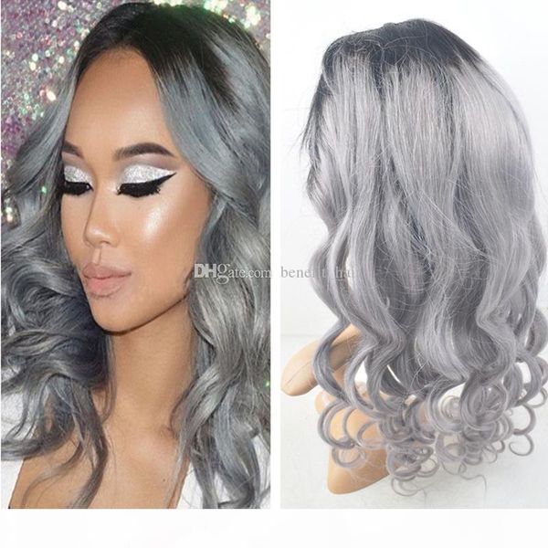 ombre color 8a 1b grey human hair glueless full lace wig with baby hair dark root grey hair lace front wig bleached knot, Black;brown
ombre color 8a 1b grey human hair glueless full lace wig with baby hair dark root grey hair lace front wig bleached knot, Black;brown