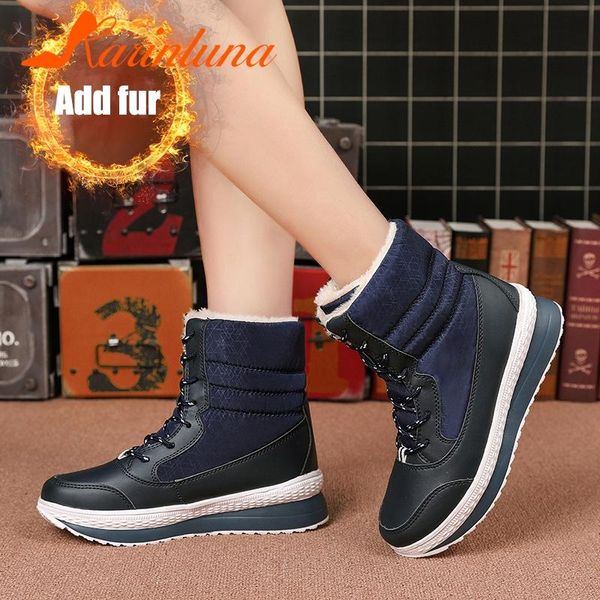boots karin brand women winter snow waterproof flat platform shoes woman casual soft warm thick fur ankle, Black
boots karin brand women winter snow waterproof flat platform shoes woman casual soft warm thick fur ankle, Black
