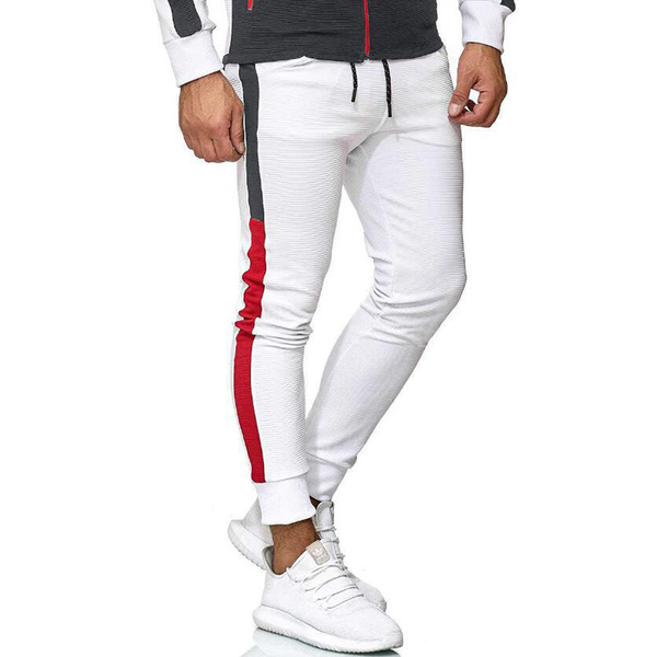 plus size white joggers slim fit streetwear fashion sweat pants men casual striped pantalon pour homme red sweatpants kg-146, Black
plus size white joggers slim fit streetwear fashion sweat pants men casual striped pantalon pour homme red sweatpants kg-146, Black