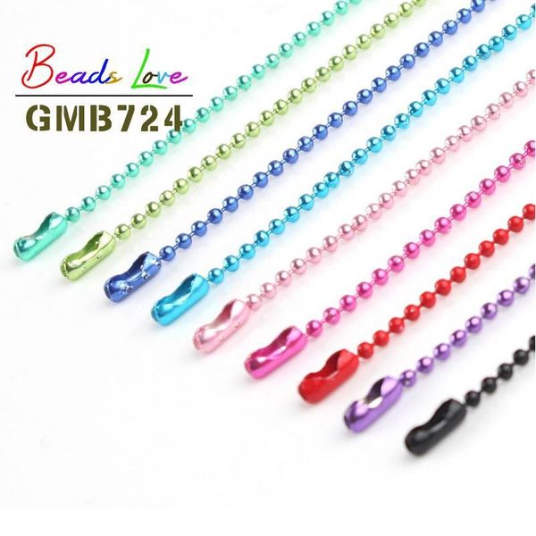 10pcs/lot 1.5mm ball bead chains fits key chain/dolls/label hand tag connector for diy necklace jewelry making findi qylfpe, Red;blue
10pcs/lot 1.5mm ball bead chains fits key chain/dolls/label hand tag connector for diy necklace jewelry making findi qylfpe, Red;blue