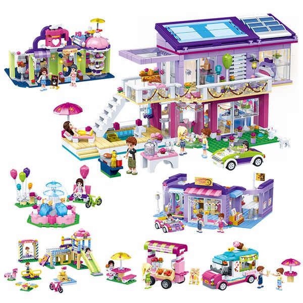 Friends Playground 808pcs New Series Modern Compatible Ice LEGO cream truck Car Building Blocks Bricks Christmas Toy For Girls
Friends Playground 808pcs New Series Modern Compatible Ice LEGO cream truck Car Building Blocks Bricks Christmas Toy For Girls