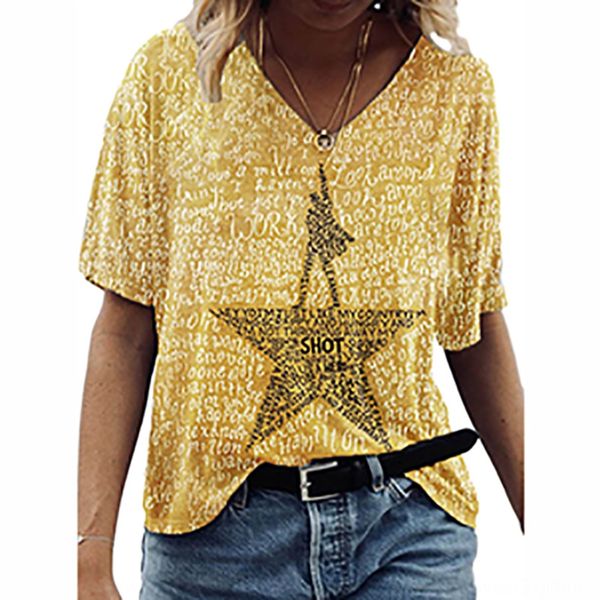 2020 summer women's bottom up v-neck print short sleeve loose t- shirt shirtt-shirt for women 657eh, White
2020 summer women's bottom up v-neck print short sleeve loose t- shirt shirtt-shirt for women 657eh, White