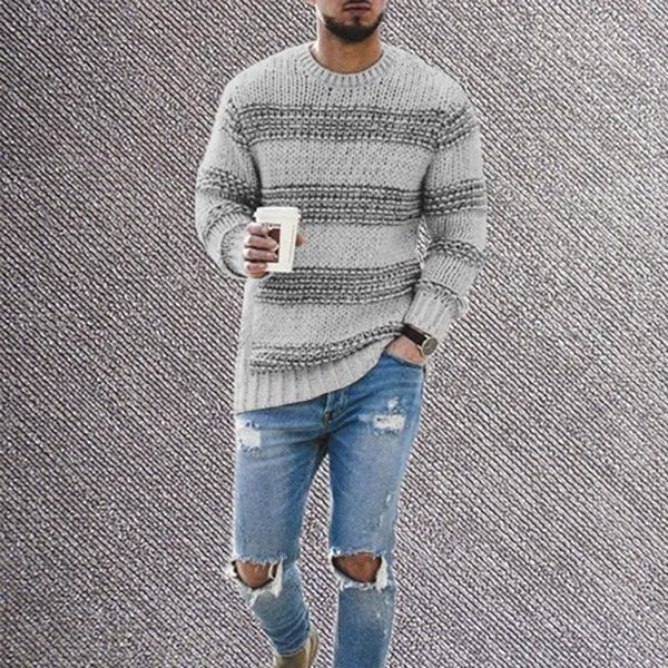 men's sweaters striped and pullovers men long sleeve knitted sweater homme winter o neck warm ployester coats, White;black
men's sweaters striped and pullovers men long sleeve knitted sweater homme winter o neck warm ployester coats, White;black