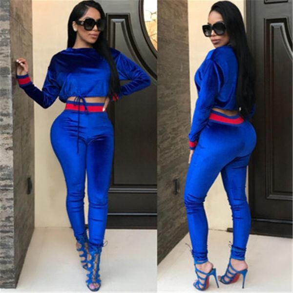 women navel tracksuits fashion trend long sleeve round neck trousers suits designer female autumn new solid color elastic waist sets, Gray 
women navel tracksuits fashion trend long sleeve round neck trousers suits designer female autumn new solid color elastic waist sets, Gray