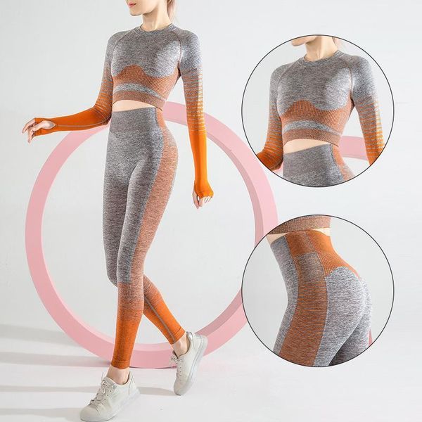 yoga outfits seamless set women striped long sleeve crop hip lift high waist sports leggings two piece fitness clothing1, White;red
yoga outfits seamless set women striped long sleeve crop hip lift high waist sports leggings two piece fitness clothing1, White;red
