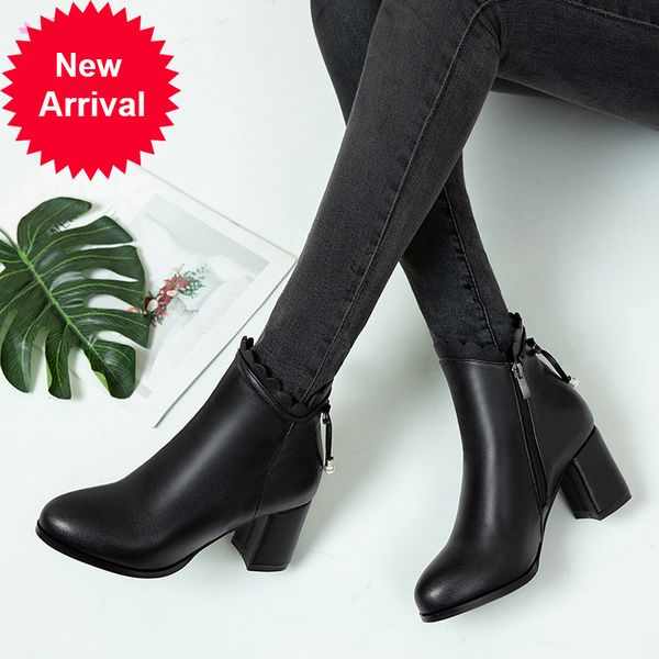 2021 the new ol'round-style ankle fashion frilly medium black zipper with thick heels riding boots feminine size shoes 4bco
2021 the new ol'round-style ankle fashion frilly medium black zipper with thick heels riding boots feminine size shoes 4bco
