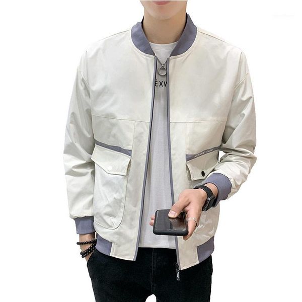 spring autumn bomber jacket men slim casual coat zipper baseball jackets outerwear coats1, Black;brown
spring autumn bomber jacket men slim casual coat zipper baseball jackets outerwear coats1, Black;brown