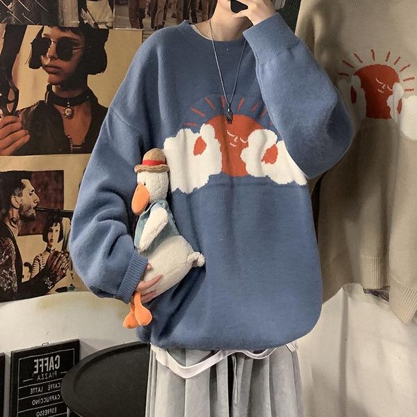 men's sweaters sweater men harajuku hip hop streetwear gengar pullover o-neck thicken oversize fashion clothing casual couple male, White;black
men's sweaters sweater men harajuku hip hop streetwear gengar pullover o-neck thicken oversize fashion clothing casual couple male, White;black