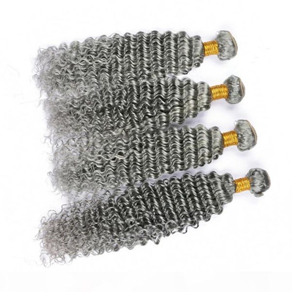 deep wave virgin peruvian human hair silver grey weave extensions 4pcs lot grey colored virgin remy human hair bundles deals double wefted, Black
deep wave virgin peruvian human hair silver grey weave extensions 4pcs lot grey colored virgin remy human hair bundles deals double wefted, Black