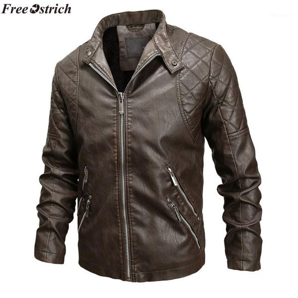 ostrich men jacket 2019 men winter leather jacket biker motorcycle zipper long sleeve coat blouses,windproof1, Black;brown
ostrich men jacket 2019 men winter leather jacket biker motorcycle zipper long sleeve coat blouses,windproof1, Black;brown