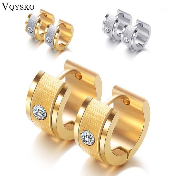 hoop & huggie classic brand jewelry gold-color 316l stainless steel zircon crystal earrings for women1, Golden;silver
hoop & huggie classic brand jewelry gold-color 316l stainless steel zircon crystal earrings for women1, Golden;silver