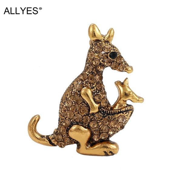 pins, brooches allyes gold rhinestone kangaroo for women girls large enamel pin animal brooch female fashion jewelry gift, Gray
pins, brooches allyes gold rhinestone kangaroo for women girls large enamel pin animal brooch female fashion jewelry gift, Gray