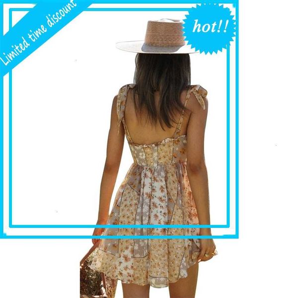 2021 summer women boho dress flowers printing backless strappy dresses beach holiday elegant short vestido the wall new, Black
2021 summer women boho dress flowers printing backless strappy dresses beach holiday elegant short vestido the wall new, Black
