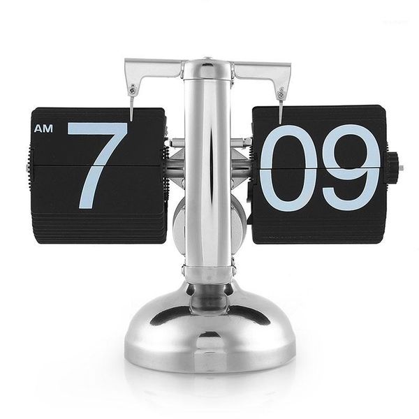 other clocks & accessories retro digital auto flip down metal alarm clock desk table modern watch internal gear operated single scale stand
other clocks & accessories retro digital auto flip down metal alarm clock desk table modern watch internal gear operated single scale stand