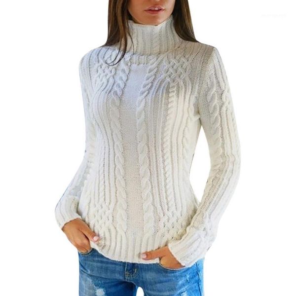 women's blouses & shirts s blouse long sleeve women fashion womens ladies high collar pullover sweater knitted jumper blouse1, White
women's blouses & shirts s blouse long sleeve women fashion womens ladies high collar pullover sweater knitted jumper blouse1, White