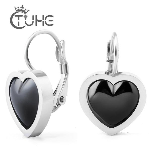 stud 2021 elegant huggie heart earrings stainless steel unique small ceramic for women fashion jewelry, Golden;silver
stud 2021 elegant huggie heart earrings stainless steel unique small ceramic for women fashion jewelry, Golden;silver
