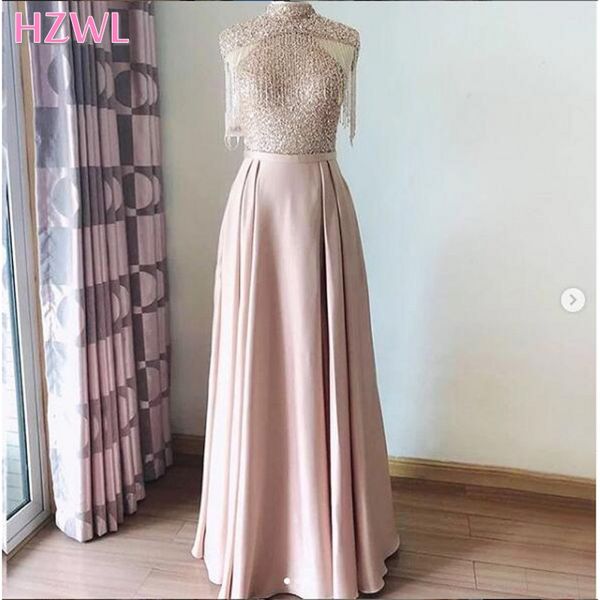 elegant beading tassle cap sleeve evening gowns zipper back satin a line prom dresses floor length formal party robe, Black
elegant beading tassle cap sleeve evening gowns zipper back satin a line prom dresses floor length formal party robe, Black
