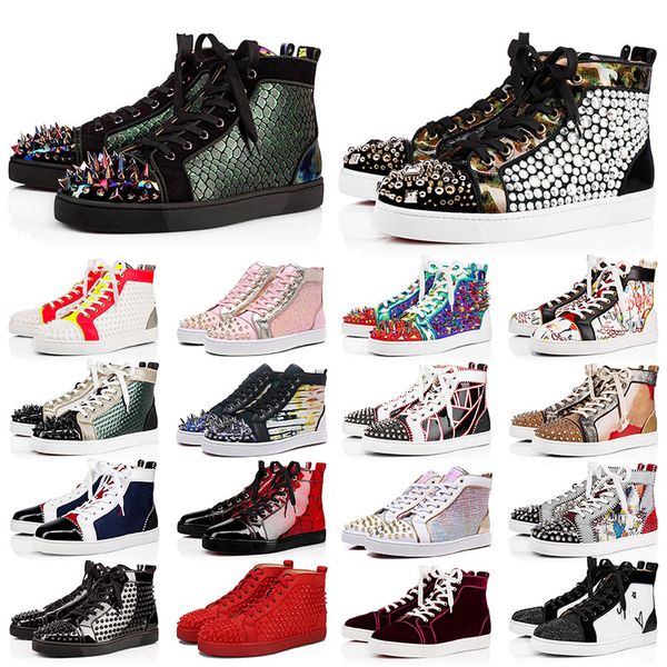 with box men women designers red bottoms shoes all black studded spikes platform luxurys sneakers red bottom casuals shoes loafers trainers
with box men women designers red bottoms shoes all black studded spikes platform luxurys sneakers red bottom casuals shoes loafers trainers