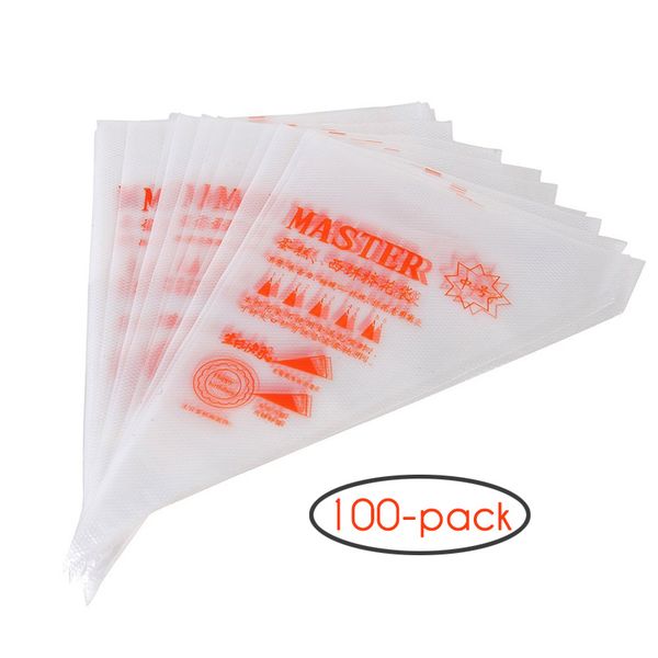 100-pack pastry 10-inch disposable icing bags baking and cake decorating supplies q1218
100-pack pastry 10-inch disposable icing bags baking and cake decorating supplies q1218