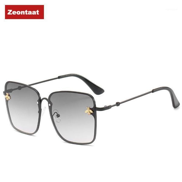 luxury square bee sunglasses women men retro brand designer metal frame oversized sun glasses female grandient shades oculos1, White;black
luxury square bee sunglasses women men retro brand designer metal frame oversized sun glasses female grandient shades oculos1, White;black