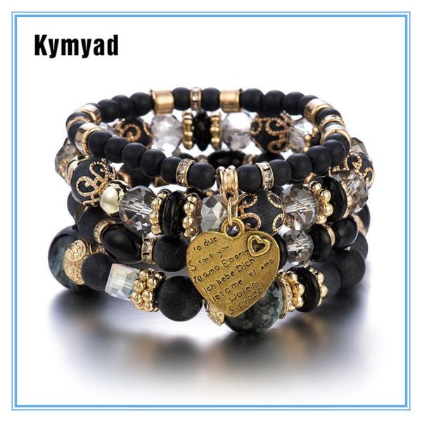 charm bracelets kymyad beads for women boho jewelry femme pulseras resin stone heart bracelet bijoux multilayer set, Golden;silver
charm bracelets kymyad beads for women boho jewelry femme pulseras resin stone heart bracelet bijoux multilayer set, Golden;silver