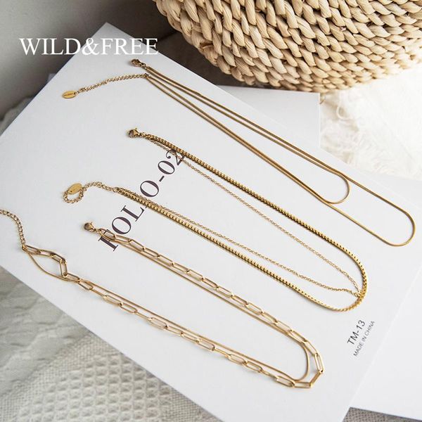 chains wild&gold thin curb chain necklace for women stainless steel 2 layered round circle pendant link necklaces jewelry, Silver
chains wild&gold thin curb chain necklace for women stainless steel 2 layered round circle pendant link necklaces jewelry, Silver