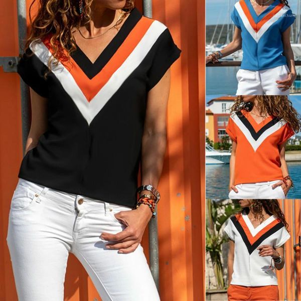s-3xl plus size women's blouses & shirts stripe patchwork v neck short sleeve loose shirt streetwear ladies blusas mujer1, White
s-3xl plus size women's blouses & shirts stripe patchwork v neck short sleeve loose shirt streetwear ladies blusas mujer1, White
