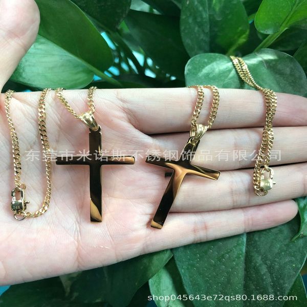 necklace fashion design pendant luxury jewelry titanium steel cross stainless men's, Silver
necklace fashion design pendant luxury jewelry titanium steel cross stainless men's, Silver