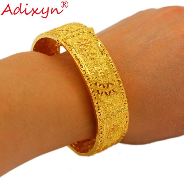 adixyn new dubai bangle for women 24k gold color copper cuff bracelet jewelry africa arab ethiopian bride wedding gifts n12177 0930, Black
adixyn new dubai bangle for women 24k gold color copper cuff bracelet jewelry africa arab ethiopian bride wedding gifts n12177 0930, Black