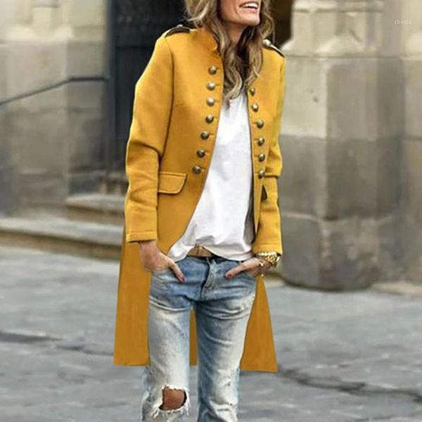 autumn winter long sleeve cardigan solid women jacket coat women's clothing button long coat women windbreaker fashion1, Tan;black
autumn winter long sleeve cardigan solid women jacket coat women's clothing button long coat women windbreaker fashion1, Tan;black