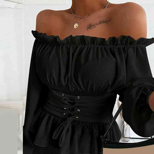 womens and blouses autumn ruffled long sleeve white shirt ladies solid color femme blusa off shoulder top
womens and blouses autumn ruffled long sleeve white shirt ladies solid color femme blusa off shoulder top