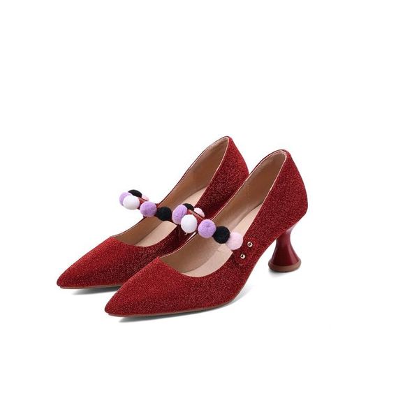 dress shoes big size sweet pointed ladies high heels women woman pumps, Black
dress shoes big size sweet pointed ladies high heels women woman pumps, Black