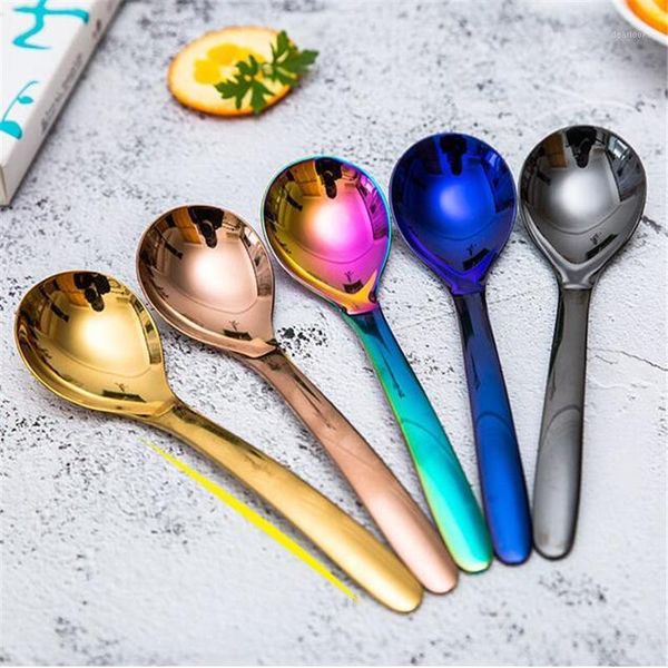1 stainless steel thickened deepened round spoon golden salad rice spoon luxury cutlery kit party tool1
1 stainless steel thickened deepened round spoon golden salad rice spoon luxury cutlery kit party tool1