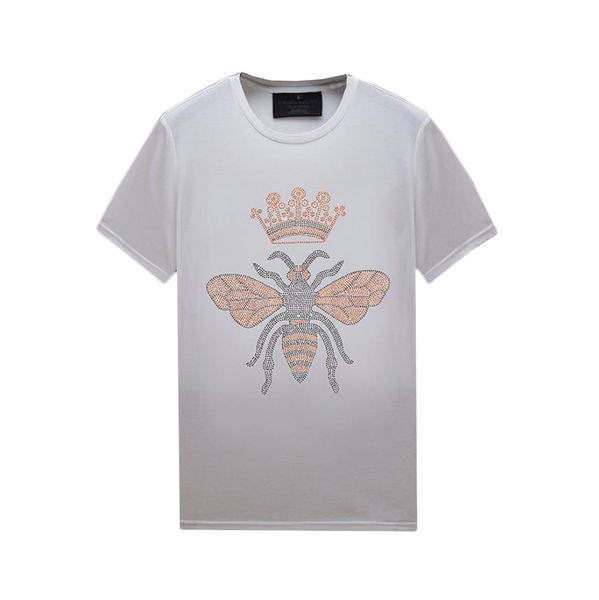 mens casual rhinestone t-shirts crew neck summer - short sleeves pullover shirts white s-6xl, White;black
mens casual rhinestone t-shirts crew neck summer - short sleeves pullover shirts white s-6xl, White;black