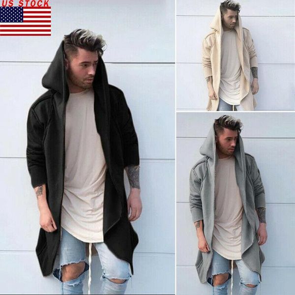 new fashion men trench winter warm solid cardigan hooded long cloak cape coat jacket windbreaker overcoat soft outwear1, Tan;black
new fashion men trench winter warm solid cardigan hooded long cloak cape coat jacket windbreaker overcoat soft outwear1, Tan;black