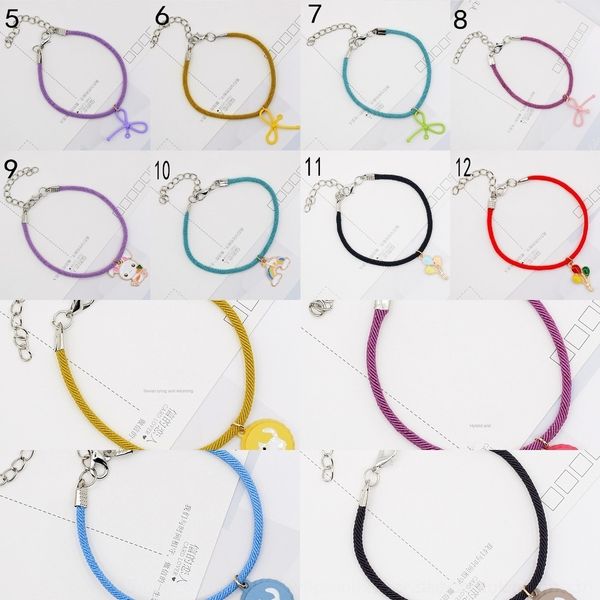lqwz3 girlfriends cartoon design simple fresh bracelet candy bracelet cute style lovers red rope small color candy color string adjustable 6, Golden;silver
lqwz3 girlfriends cartoon design simple fresh bracelet candy bracelet cute style lovers red rope small color candy color string adjustable 6, Golden;silver