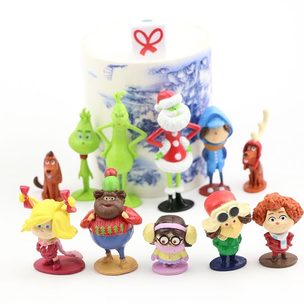 12pcs/set grinch cartoon movie action figure doll toy grinch max dog anime figure pvc model grinch stole christmas gift for kids 1008
12pcs/set grinch cartoon movie action figure doll toy grinch max dog anime figure pvc model grinch stole christmas gift for kids 1008