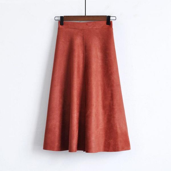 retro high waist suede winter skirt women 2020 velvet autumn a-line midi skirts jupe femme pleated long skirts womens, Black
retro high waist suede winter skirt women 2020 velvet autumn a-line midi skirts jupe femme pleated long skirts womens, Black