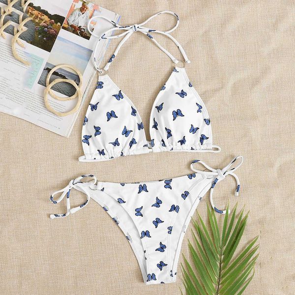 women bikini set butterfly print swimwear high waist tankini two pieces swimsuit ladies beachwear bathing costume, Black;white
women bikini set butterfly print swimwear high waist tankini two pieces swimsuit ladies beachwear bathing costume, Black;white