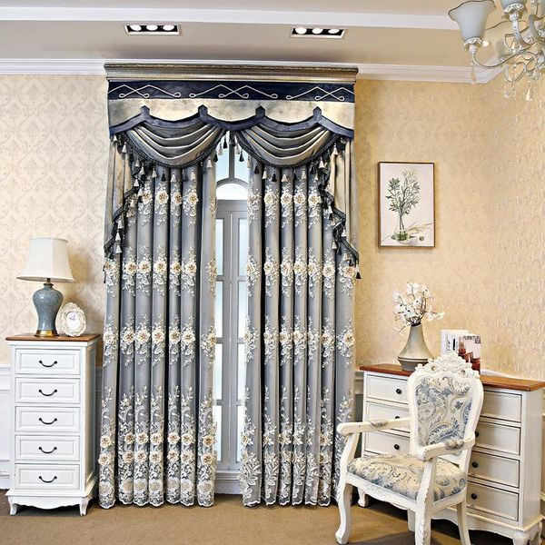 curtain & drapes european luxury thick half shading curtains for living room bedroom embroidered tulle el home decor
curtain & drapes european luxury thick half shading curtains for living room bedroom embroidered tulle el home decor